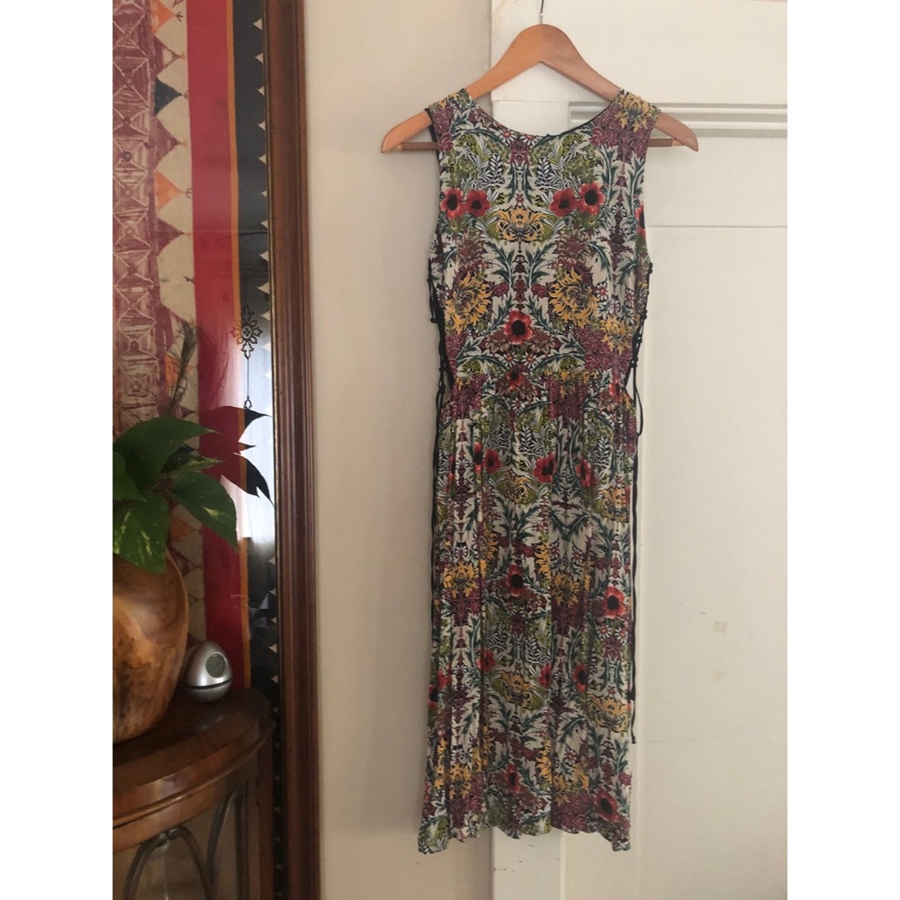 TopShop woodland print lace updress